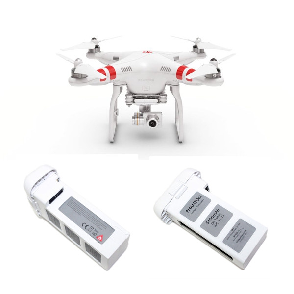 New Version DJI Phantom 2 Vision+ FPV 5.8G RC Quadcopter Two Batteries