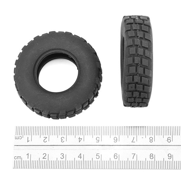 ZJ-Bing Mud Plugger Tyre 2Pcs For 1/18 1/24 RC Off-road Truck