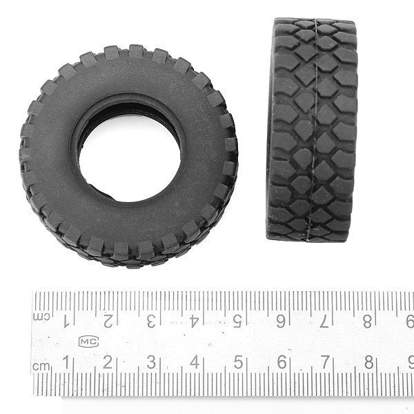 ZJ-Bing Tyre 2Pcs For 1/18 1/24 RC Off-road Truck