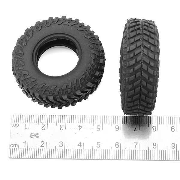 ZJ-Bing Baja Claw TTC Tyre 2Pcs For 1/18 1/24 RC Off-road Truck