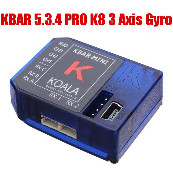 KBAR 5.3.4 PRO K8 3 Axis Gyro Flybarless System