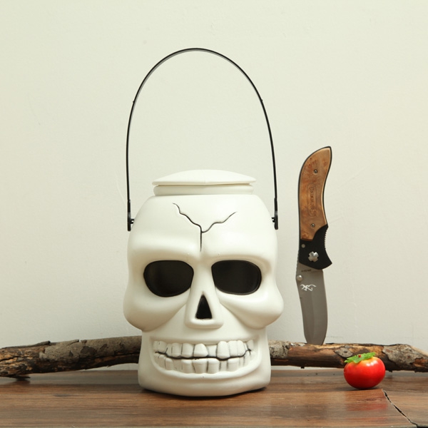 Halloween Decoration Skull Light Barrel Lantern