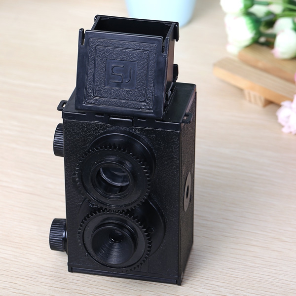 Adult's Science Vintage Twin-lens Reflex Camera DIY Assembled Camera