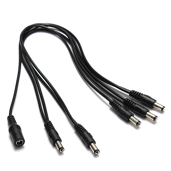 5 Way Guitar Effect Pedal Daisy Chain Power Supply Cable Splitter