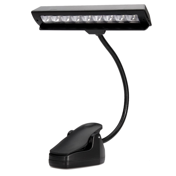 William Clip Music Stand Lamp Computer lamp Bedside Lamp Black