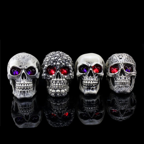 Halloween Decoration Creative Terror Props Resin Skull Ornaments