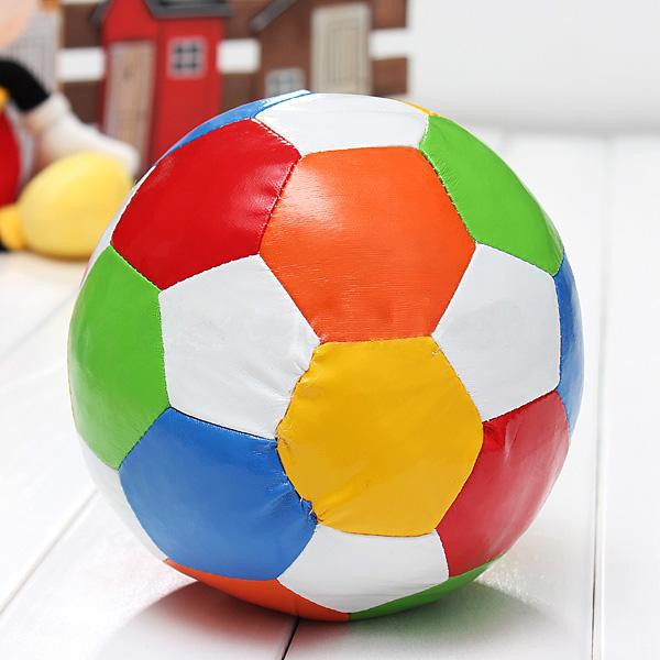 Coloured Soft Play Ball Sponge Ball Football Soft Indoor Soccer Ball