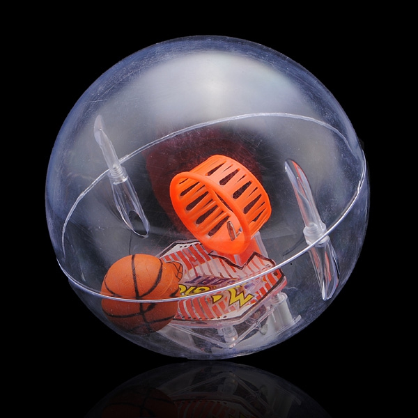 SHOOT A BASKETBALL Flashlight Music Novelty Palm Ball Sport Toy