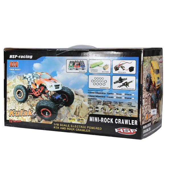 HSP 94680T2 1/18 4WD Climbing RC Car Without Transmitter