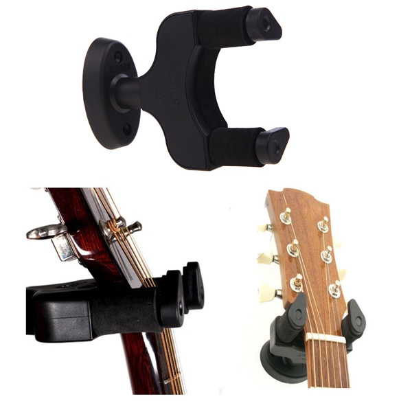 Guitar Stand Wall Hanger Holder Rack Hook AH-81 Black 