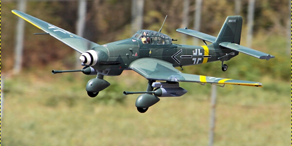 FMS Stuka JU 87-G2 1420mm RC Airplane FMS029 PNP 