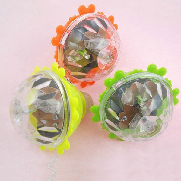 3PCS Children Luminous Spinning Top Flash Screw Rotating Toys