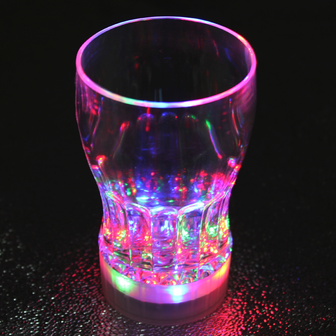 Colorful LED Flash Light Cup Whisky Shot Drink Glass Cup Beer Bar