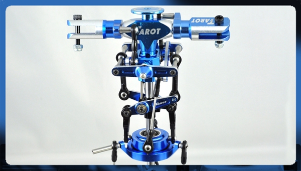 Tarot 450 SPORT Main Rotor Head Set Blue TL2413