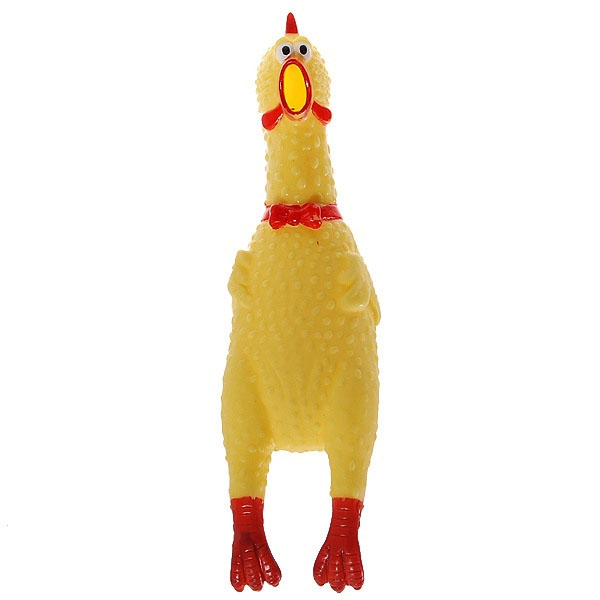 Stress Relieving Toy Stress-Reliever Screaming Hen Squeezy Toy Small