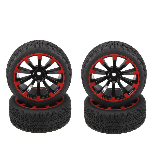 1/10 On-road Rubber Tyre 4Pcs For HSP Tamiya Losi