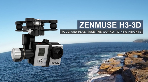 DJI Zenmuse H3-3D Standard Version 3 Axis Gimbal With GCU