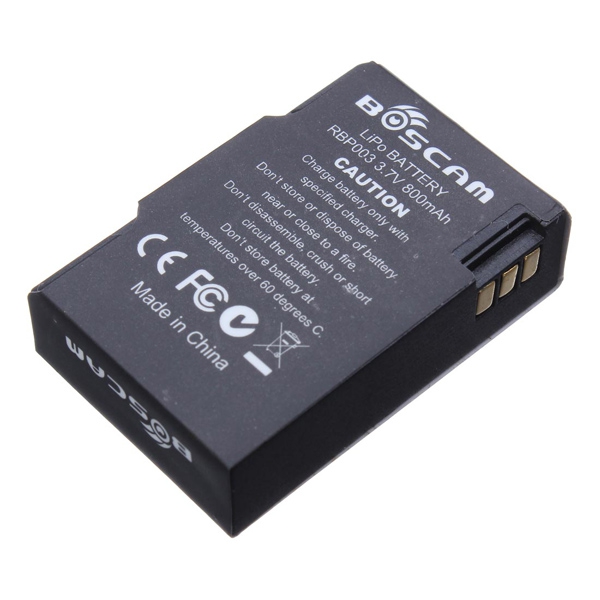 Li-po Battery For BOSCAM HD08A Mini HD Sports Camera 