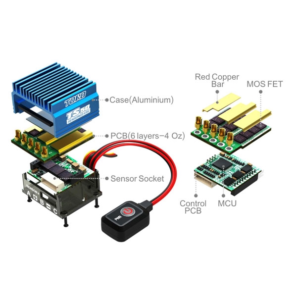 SkyRC Toro TS50 Brushless Automatic Electrical Speed Controller