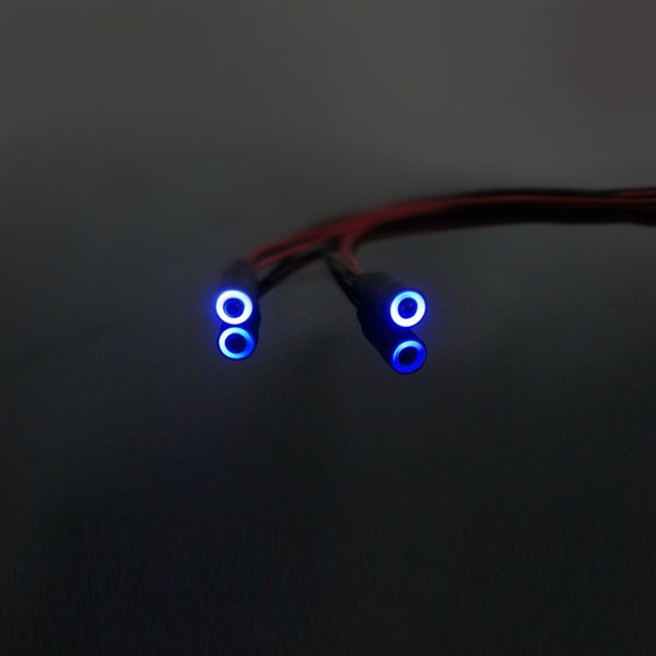 Angel Eye Leds For 1:10 RC Car Blue/White