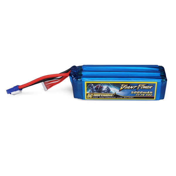 Giant Power 5000mAh 6S 22.2V 50C Ultra High Performance Lipo Battery