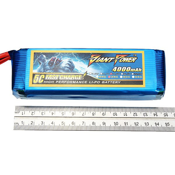 Giant Power 4000mAh 4S 14.8V 35C High Performance Lipo Battery