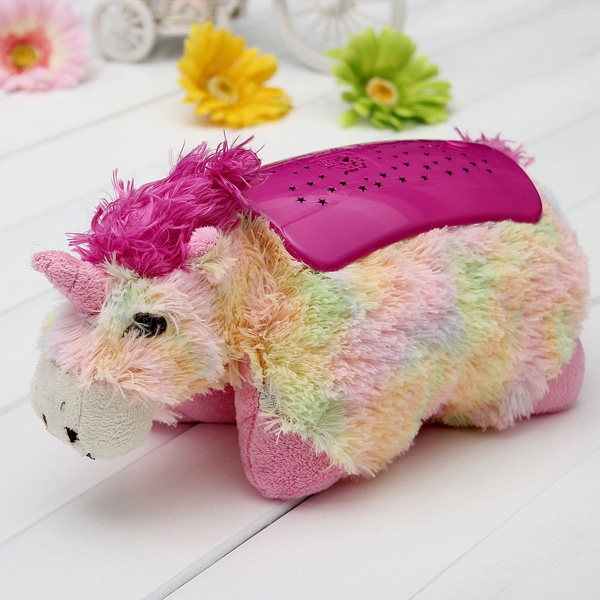 JOLAMI Unicorn Dream Lites Bolster With Night Lights