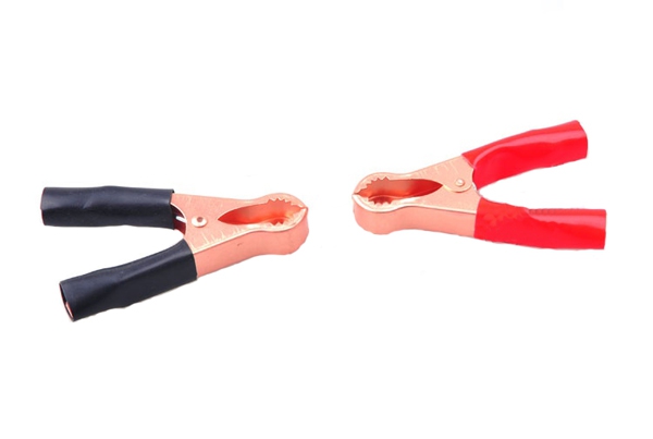 Copper Power Battery Clip 30A-50A Red and Black 50mm