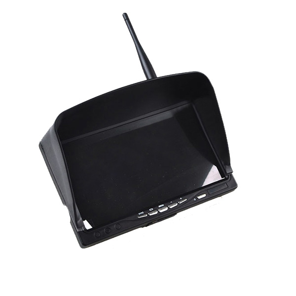 FPV 5.8G 7 Inch LCD Monitor With Built-in Battery 5DB Antenna