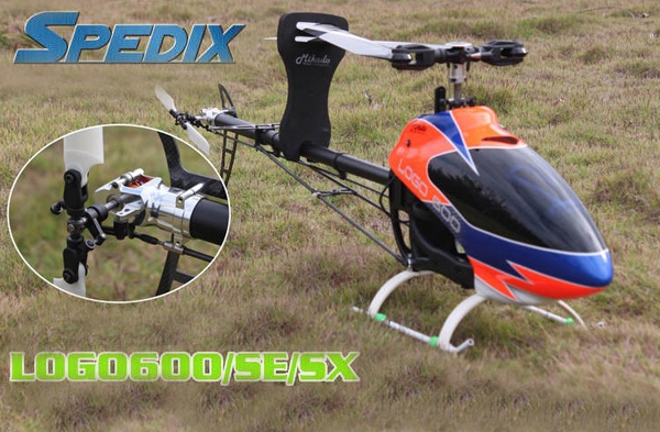 Spedix-logo600/se/sx RC Heli Parts Metal Tail Gearbox Connection