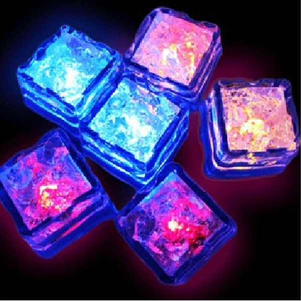 Halloween Supplies Luminous Ice Cubes Constantly Change Color