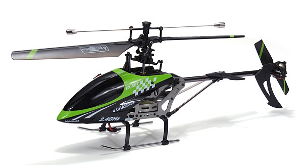 FX078B 4CH 2.4G Single Blade RC Helicopter With LCD Screen Mode 2