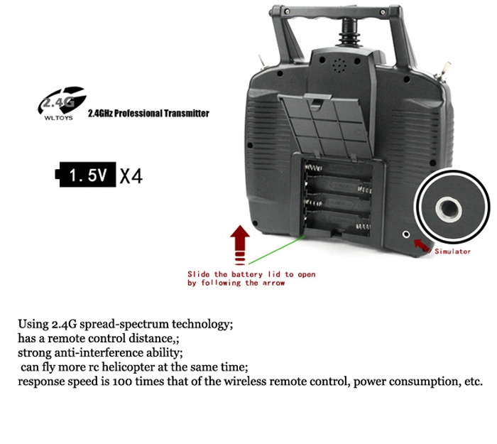 WLtoys V922 V933 V944 V955 RC Helicopter Parts Transmitter