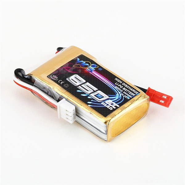 YKS 850mah 7.4v 20C Aircraft  Model LiPo Battery