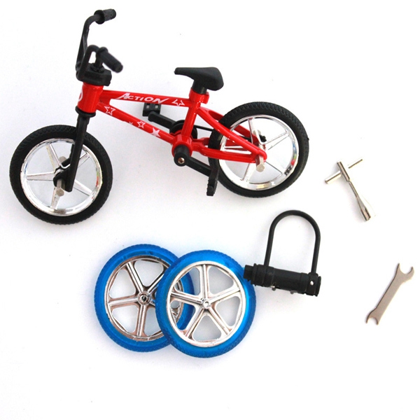 Finger Bicycle Bike Mini Toy Alloy Multi-color Kids Gift sports 