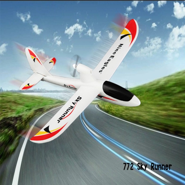 Nine Eagles 772B 2.4GHz 3CH RC Airplane SKY RUNNER 