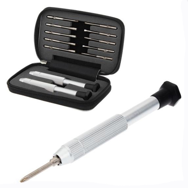 10-in-1 Mini Screw Driver Set In Aluminum Case For RC Helicopter