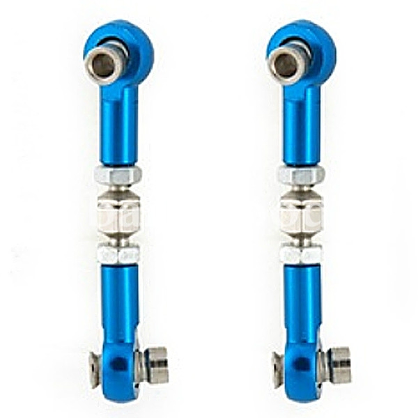 2pcs HSP 122017 Aluminum Alloy Servo Linkages Blue For 1/10 RC Car