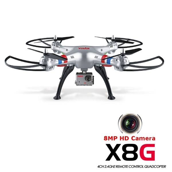 Syma X8G  2.4G 4CH With 8MP HD Camera Headless Mode RC Quadcopter 