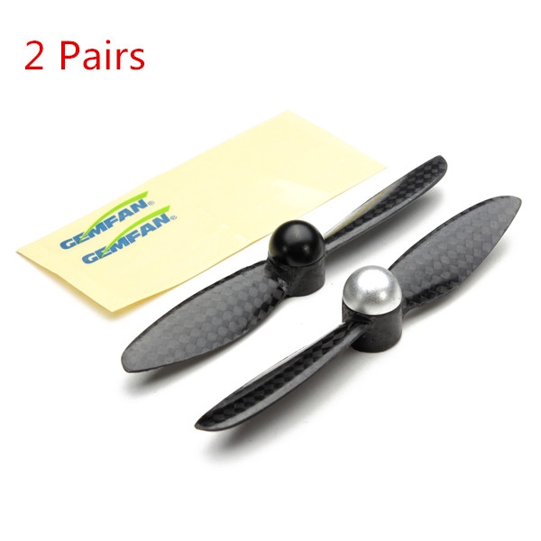 2 Pairs Gemfan 4x4.5 4045 Carbon Fiber 250mm Multirotor Self-Lock Propellers