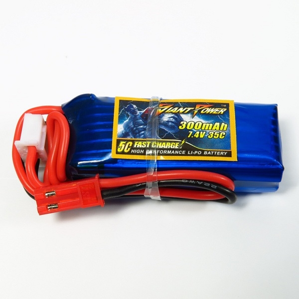 Giant Power 2S 300mAh 7.4V 35C Lipo Battery For Mini RC Model F3P