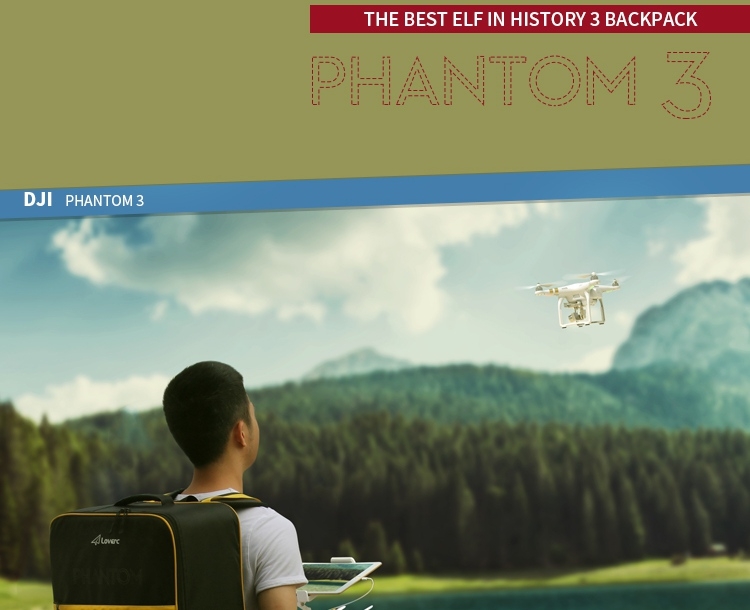 Backpack Bag for DJI phantom 3 Quadcopter
