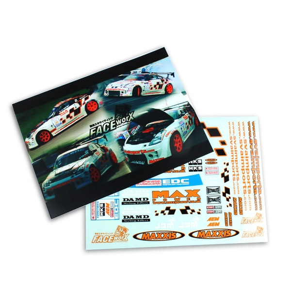 Car Sticker RC Car F1 Style With Template
