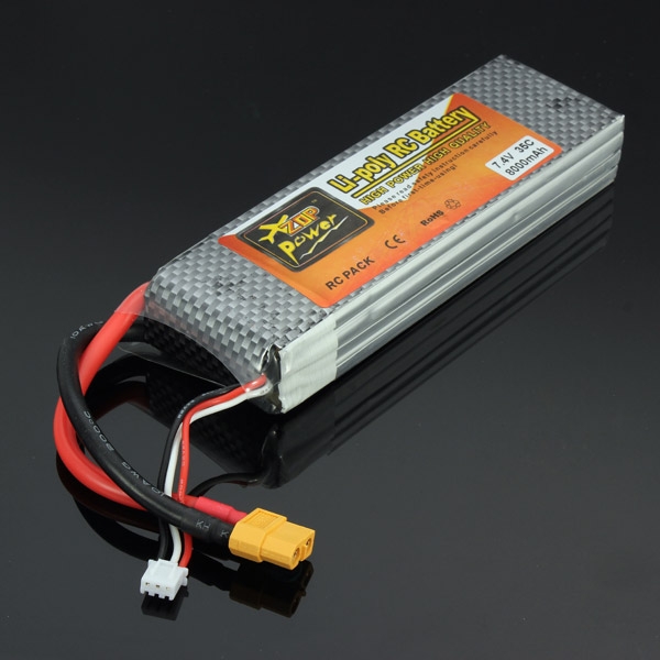 ZOP Power 7.4V 8000MAH 35C Lipo Battery XT60 Plug