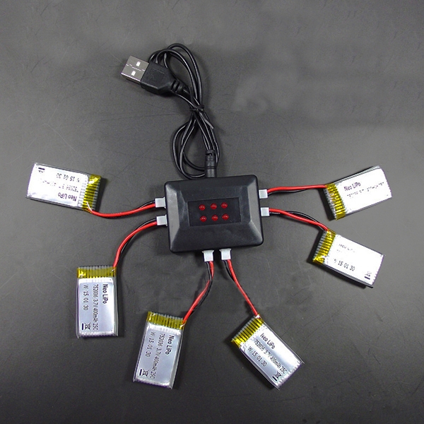6 In 1 Charger For WLtoys V977 V931 Walkera Mini CP Hubsan SKYARTEC
