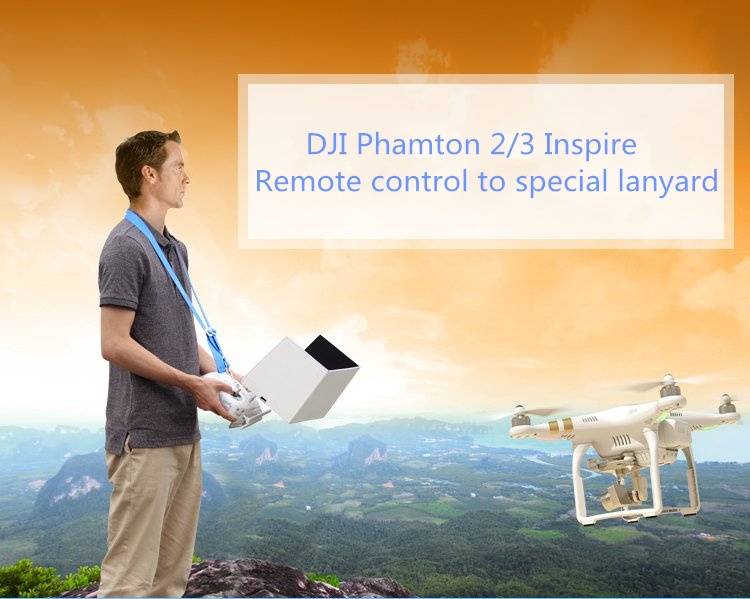 DJI Phamton 2/3 Inspire Remote Controller Transmitter Strap Belt Sling Blue