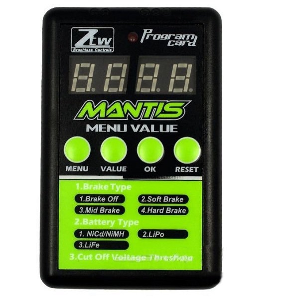 ZTW Program Card For Mantis Series  ESC Electronic Speed Control With LED