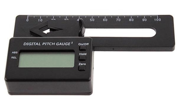 Digital Pitch Gauge For 450 RC Helicopter Quadcopter Airplane