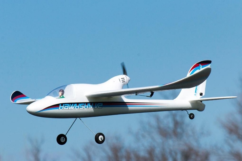 Dynam Hawk Sky V2 4CH 1370mm (53) Wingspan RC Airplane Glider PNP"