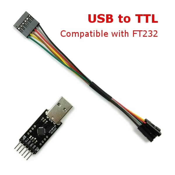 USB to TTL Converter Module for FT232 FTDI MWC Multiwii Arduino with 6P DuPont Line
